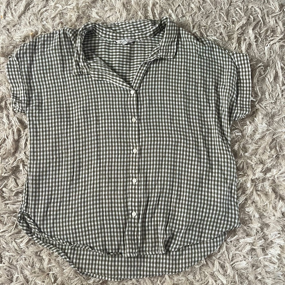 Women’s Lucky Brand Short Sleeve Button Up